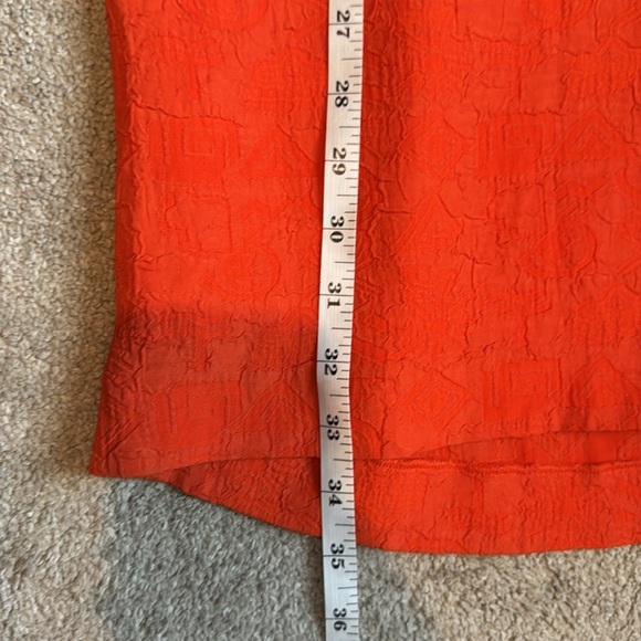 KENZO Paris Orange Jacquard Shift Dress Size 34 = US 2 - Picture 8 of 8